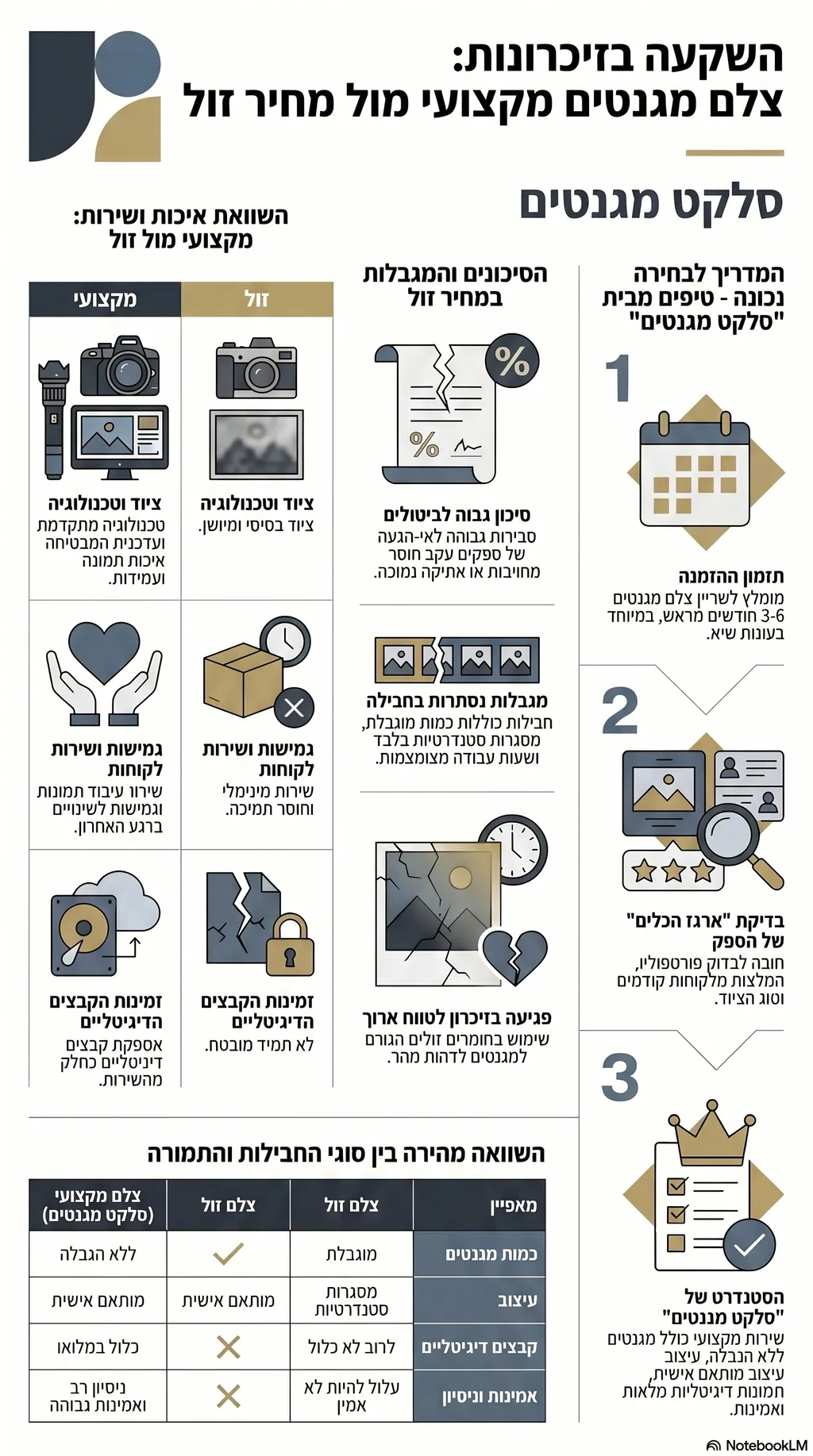 אינפוגרפיקה: טיפים לצילום מגנטים איכותי בתקציב סביר