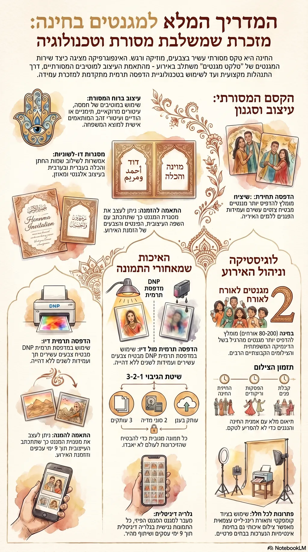 אינפוגרפיקה: כל מה שצריך לדעת על מגנטים לחינה