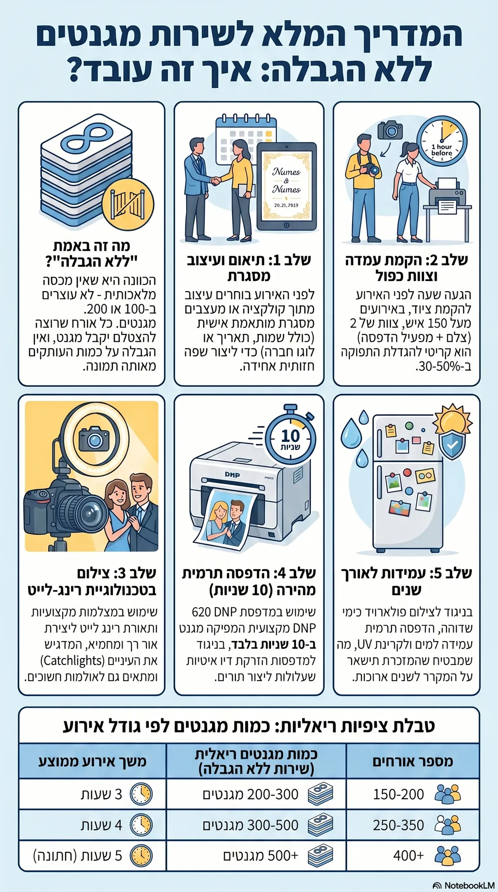 אינפוגרפיקה: כל מה שצריך לדעת על מגנטים ללא הגבלה